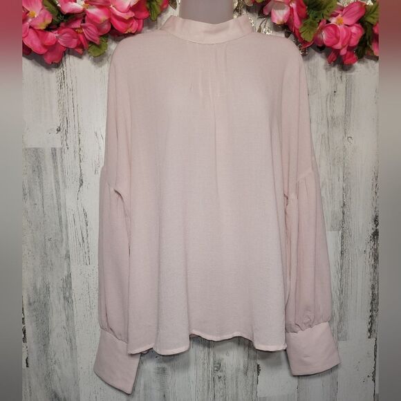 NWT/NWOT Avec Les Filles Long Sleeve Blouse - Picture 3 of 13